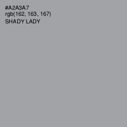 #A2A3A7 - Shady Lady Color Image